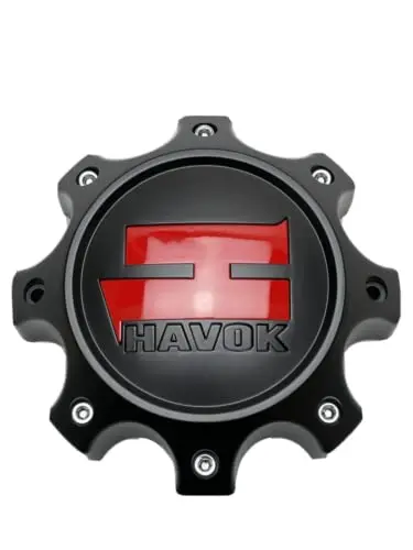 Havok Matte Black Wheel Center Cap Cbh08-B1p Cbh08-1P-1 1