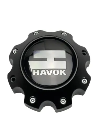 Havok Matte Black Wheel Center Cap Cbh08-E1p 1
