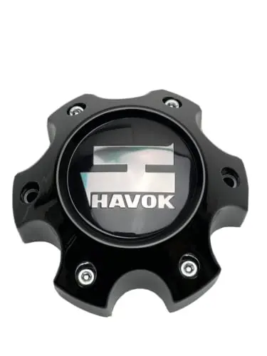 Havok Wheels Gloss Black Wheel Center Cap Cbh06-C1p 1