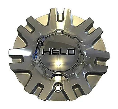 Helo 874 494L158-Bal Silver Machined Center Cap 1