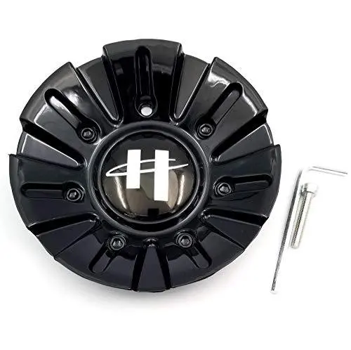 Helo Wheels 845 He845l156 He845l156b001 Gloss Black Wheel Center Cap 1