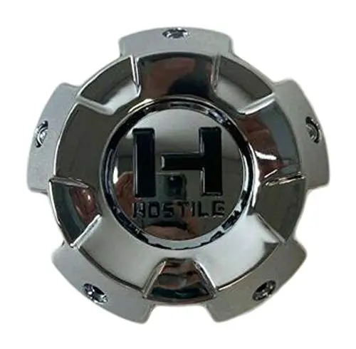 Hostile Chrome Wheel 5 Lug Center Cap Hc-5001 Hc-5001-B 1