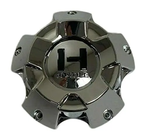 Hostile Wheels 5 Lug Chrome Wheel Center Cap Hc-5002 1