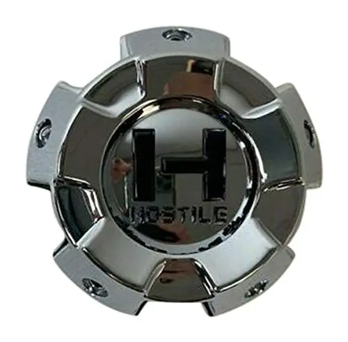 Hostile Wheels 5 Lug Chrome Wheel Center Cap Hc-5005 Hc-5007 1