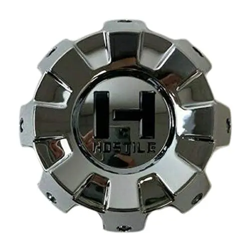 Hostile Wheels 8 Lug Chrome Wheel Center Cap Hc-8801 Hc-8001-B 1