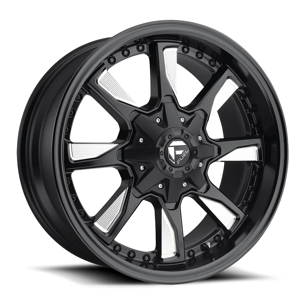 Fuel Hydro [ D603 ] - Matte Black And Milled 1