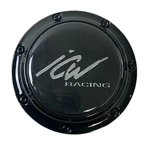 Icw Racing Wheels 316K70 Black Wheel Center Cap 1