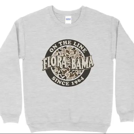 Flora-Bama Camo Logo Fleece Crew 1