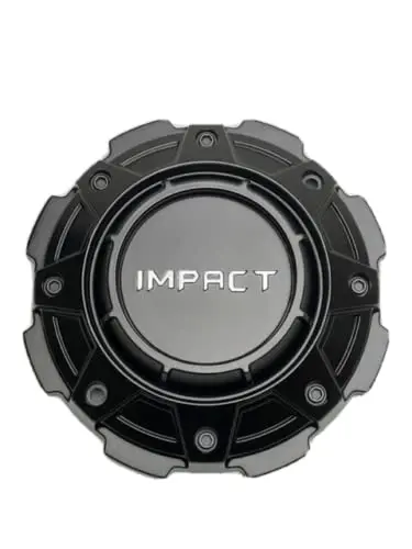 Impact Matte Black Wheel Center Cap C-Sd02a F20p424a-6-B 1