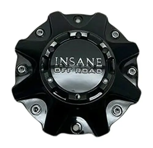 Insane Off-Road Gloss Black And Chrome Logo Wheel Center Cap Er038 310L214-D 1