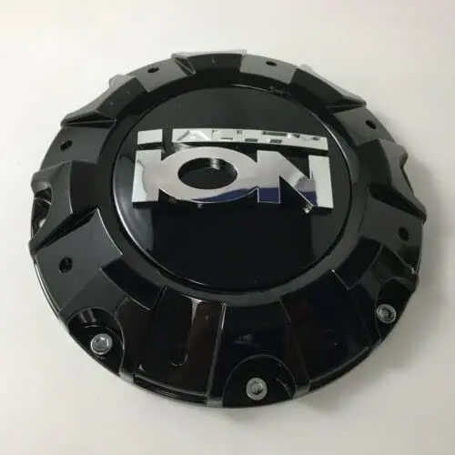 Ion 187 Bolt On Wheel Center Cap Gloss Black C10187b C824401b C10194028b 8.375" 1