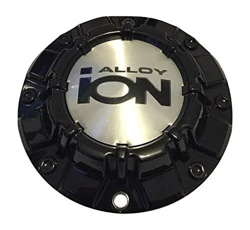 Ion Alloy 186 81011580-1-Cap C10186b03 Black Wheel Center Cap 1
