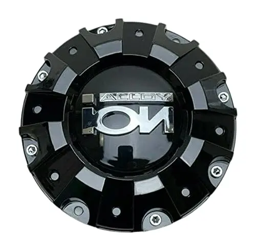 Ion Alloy Gloss Black Wheel Center Cap C10196 C8181801 1