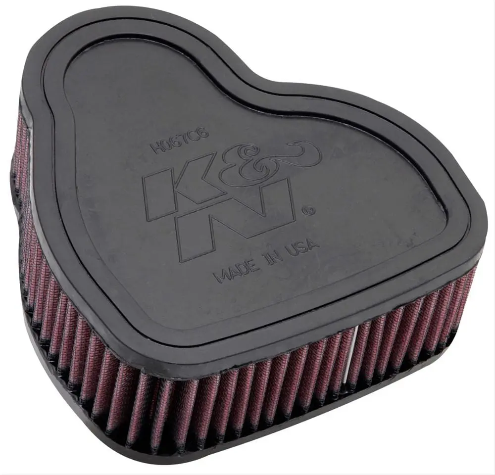K&N Powersports High-Flow Washable Air Filter – Universal Fit 1