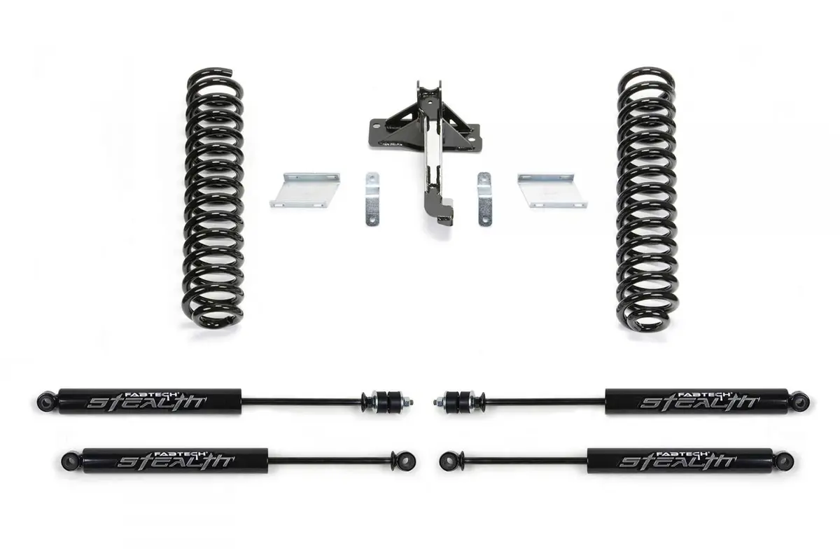 Fabtech 17-23 Ford F250/F350 4Wd Diesel 2.5In Budget Coil Kit W/Stealth 1