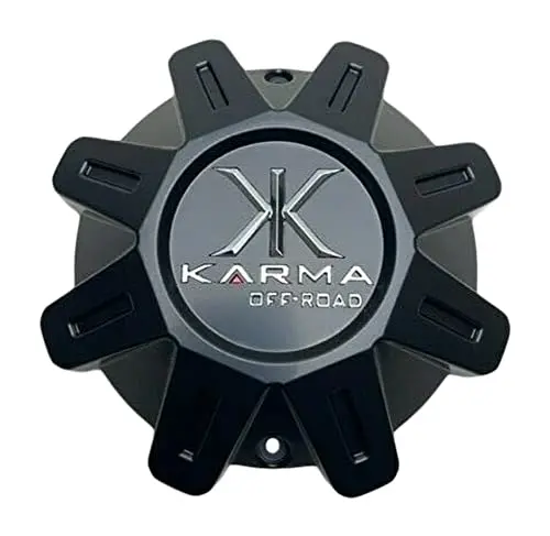 Karma Off-Road Matte Black Wheel Center Cap H268 1