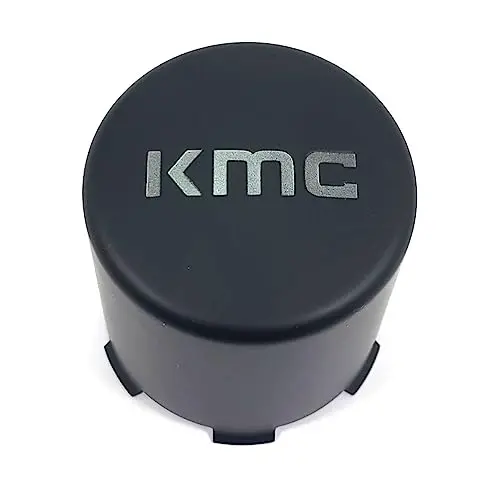 Kmc Wheels Matte Black Wheel Center Hub Cap 3-11/16"Od Push-Thru For 5X135 6X135 Km522 Enduro 1