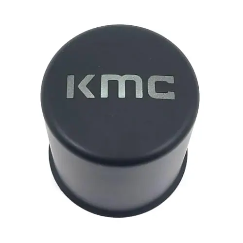 Kmc Wheels Matte Black Wheel Center Hub Cap 3.3" Push-Thru For 5X4.5 5X114.3 5X5 5X127 Km522 Enduro 1