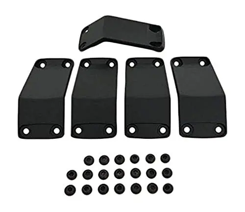 Kmc Xd Series Rockstar 2 811Fin29012nabs Black Wheel Inserts 20X9 Set Of 5 1