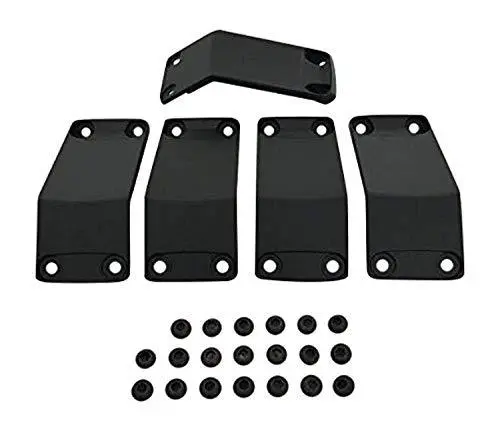 Kmc Xd Series Rockstar 2 811Fin29018abs Black Wheel Inserts 20X9 Set Of 5 1