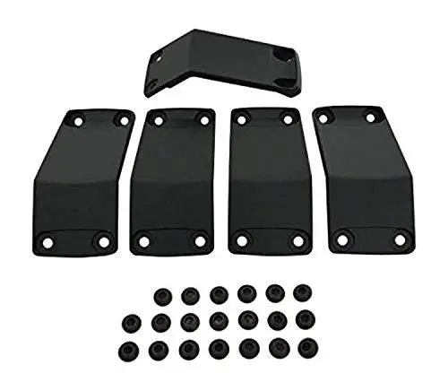 Kmc Xd Series Rockstar 2 811Fin79012nabs Black Wheel Inserts 17X9 Set Of 5 1