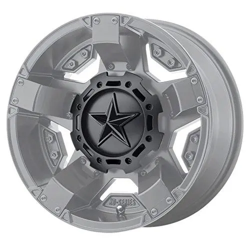 Kmc Xd Series Rockstar 3 827Capmb-Gb-1 T116l188 S1604-11 Matte Black Center Cap Gloss Black Star 1