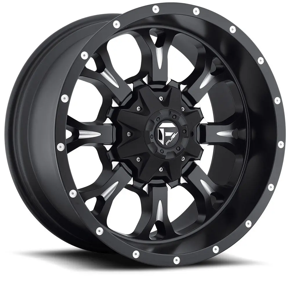 Fuel Krank [ D517 ] - Matte Black And Milled 1
