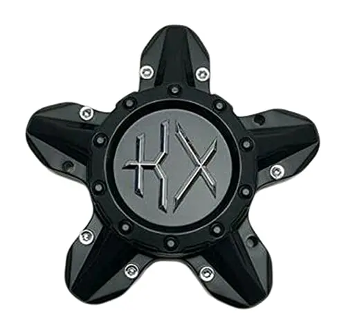 Kx Wheels Matte Black Wheel Center Cap Kx03-2-Cap C5057l179 1