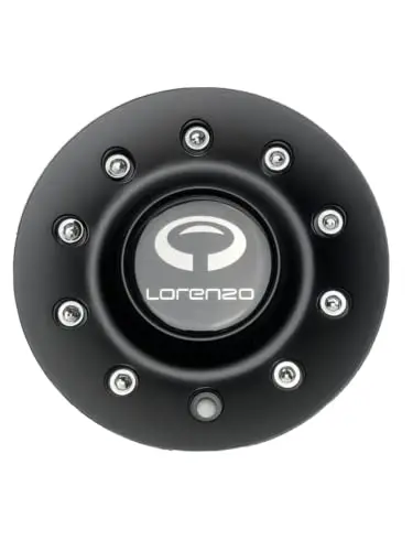 Lorenzo Matte Black Wheel Center Cap Wl028l163 Lg1612-16 1