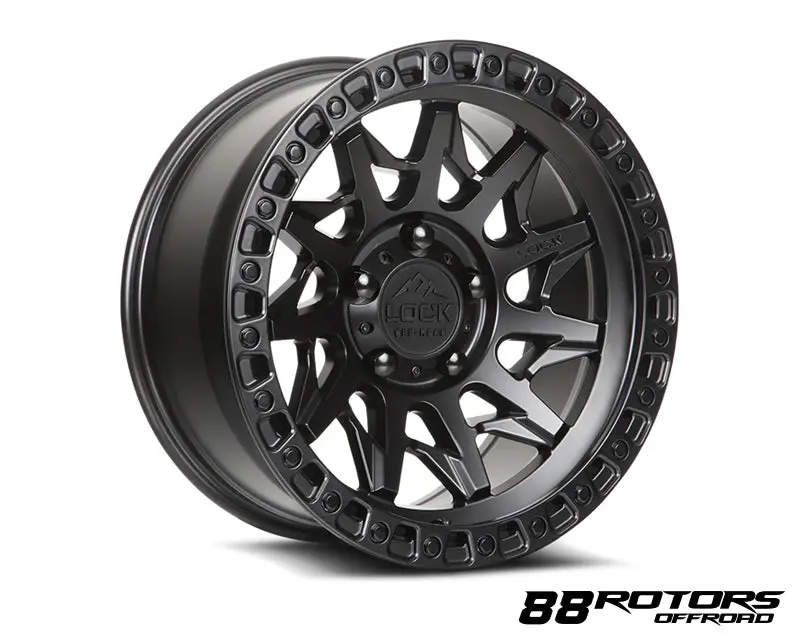 Lock Offroad Wheels | Lunatic Matte Black 1