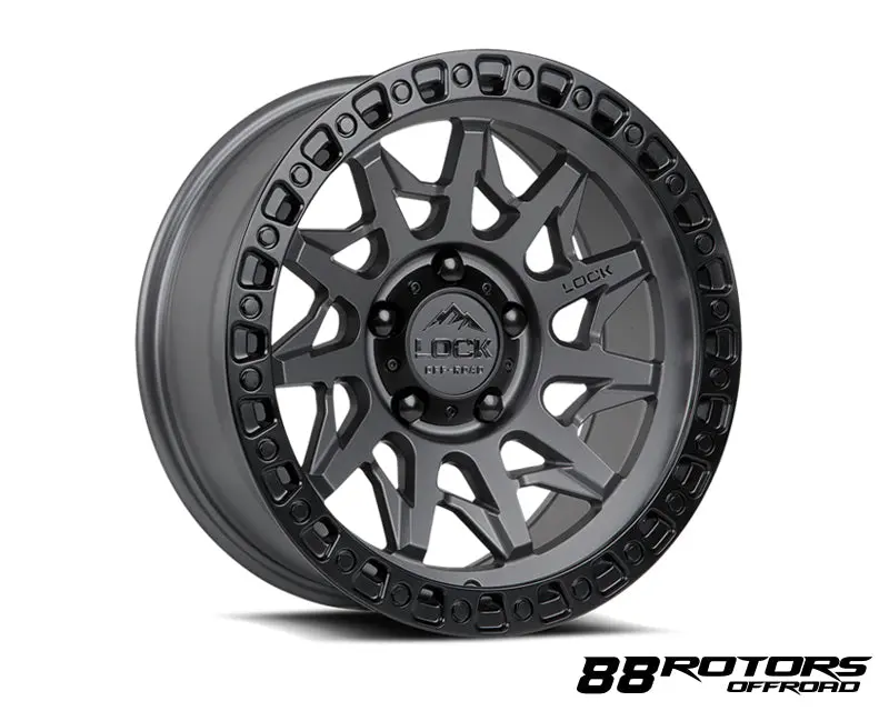 Lock Offroad Wheels | Lunatic Matte Gunmetal 1
