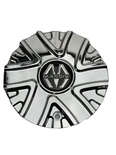 Massiv Chrome Wheel Center Cap Cs584-2P 1