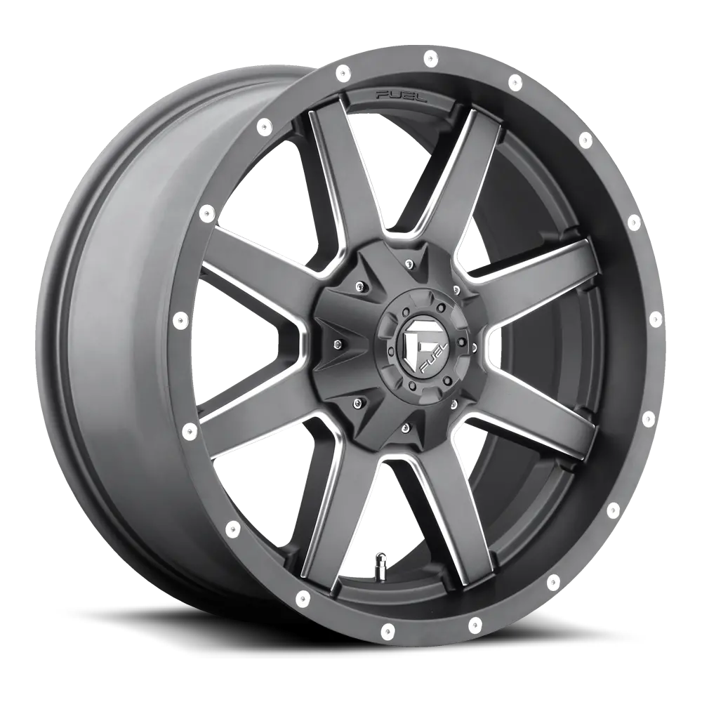 Fuel Maverick [ D542 ] - Anthracite And Milled Spokes 1