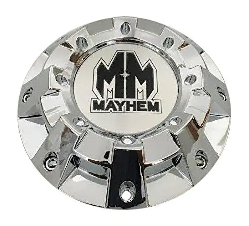 Mayhem Wheels 8100 C108100c 81492090F-2 81492090F-1 Chrome Wheel Center Cap 1
