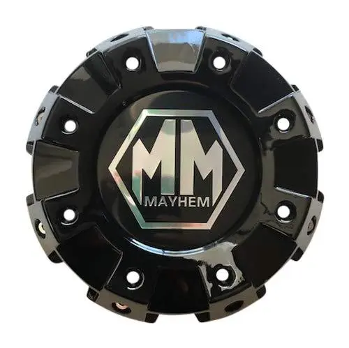 Mayhem Wheels 8101 Monstir Dually C108101b02-F 813120825F-1 Gloss Black Front Center Cap 1