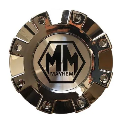 Mayhem Wheels 8101 Monstir Dually C108101c02-R 813220825F-3 Rear Chrome Center Cap 1