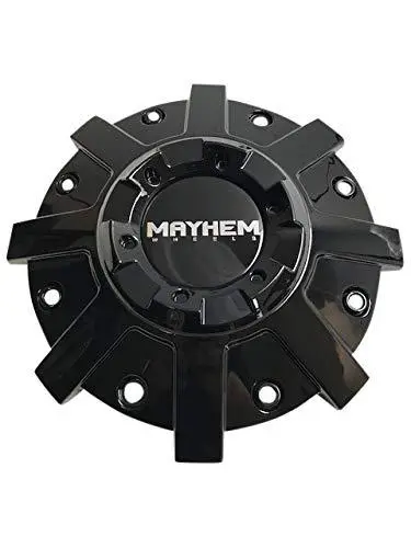 Mayhem Wheels 8107 Cogent C108107b Gloss Black Center Cap 1