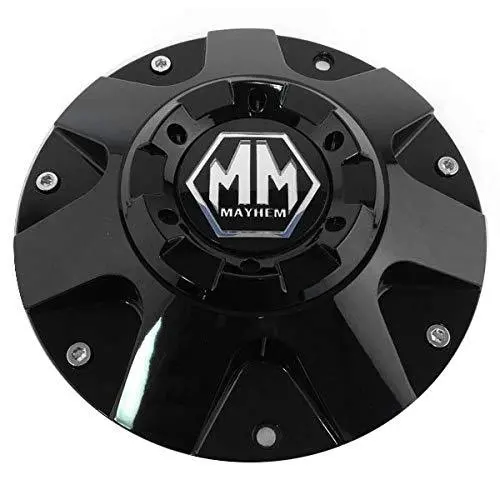 Mayhem Wheels C709501b C108060b 71312090F-12 Black Wheel Center Cap 1