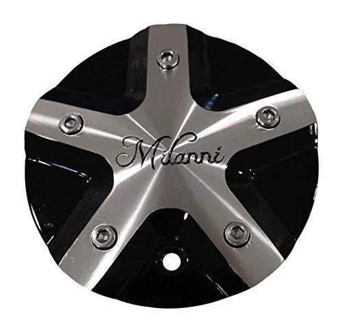 Milanni 457 Force Gloss Black Wheel Rim Center Cap C457mf-Cap 1