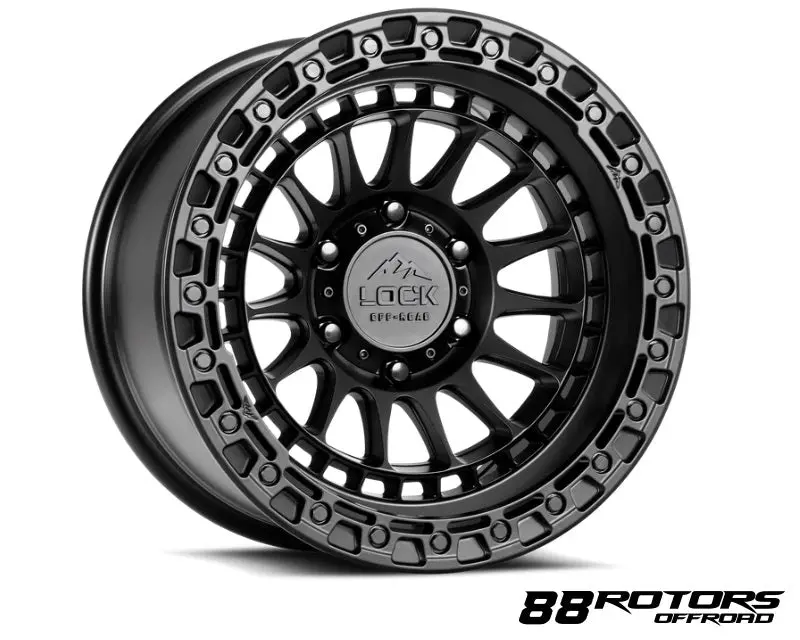 Lock Offroad Wheels | Mojave Matte Black 1