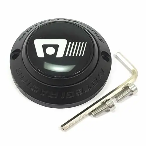 Motegi Racing Black Center Hub Cap Bolt-On Closed-End Mrc65-Sbsb-L2w 1