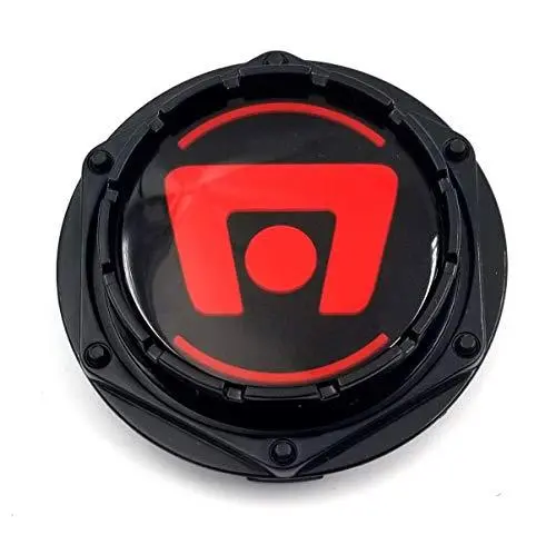 Motegi Racing Wheels Cap M-603 Black Cap With Red Lettering 1