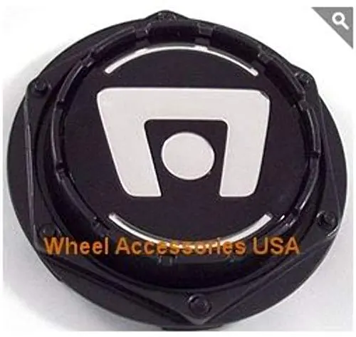 Motegi Wheels M603b Cap M-603 Gloss Black With White Lettering Center Cap 1