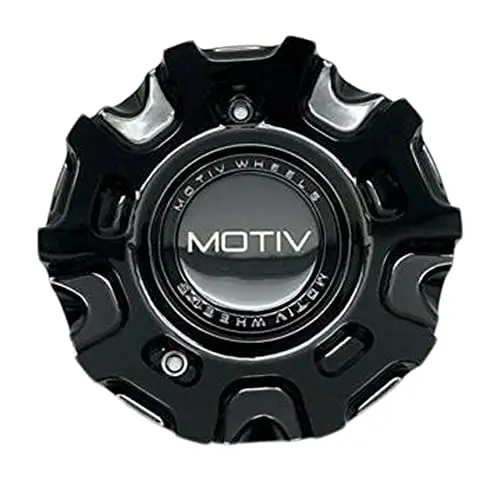 Motiv Wheels Gloss Black Wheel Center Cap Cap-Mh4-B21 Cap6-Black 1