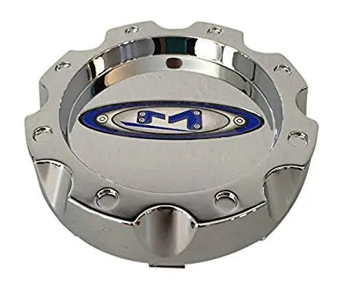 Moto Metal 353K133a S412-03 X1834147-9Sf Front Dually Chrome Wheel Center Cap 1