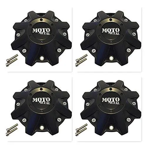 Moto Metal 4 Pack 970 479L214 Bp-479-Moto Satin Black Wheel Center Cap Ht 005-019 1