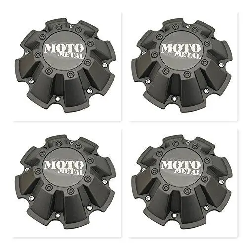 Moto Metal 4 Pack Wheels 793 Cap M-967 Grey Finish Center Cap 1