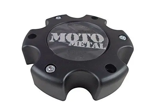 Moto Metal Mo909b6139yb Flat Black Wheel Center Caps (1 Cap) 1