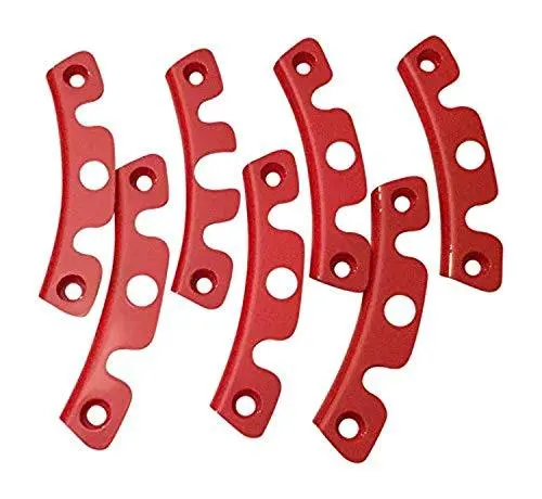 Moto Metal Mo961 Cbm389-1890-Ft1 (6) 18 Inch Wheel Red Inserts 389K18r 1