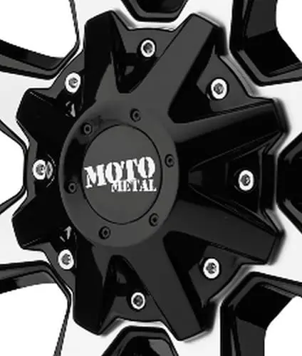 Moto Metal Mo970 Satin Black Snap In 16X7 Center Cap Mo479k95-Sb 1